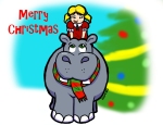 Hippo for Christmas